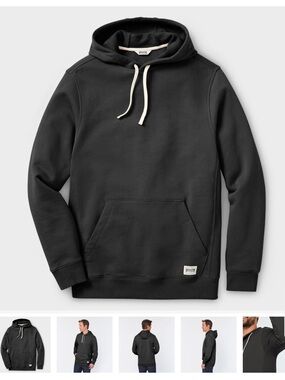NWT Duluth Men's Souped-Up Sweats Pullover Hoodie Black